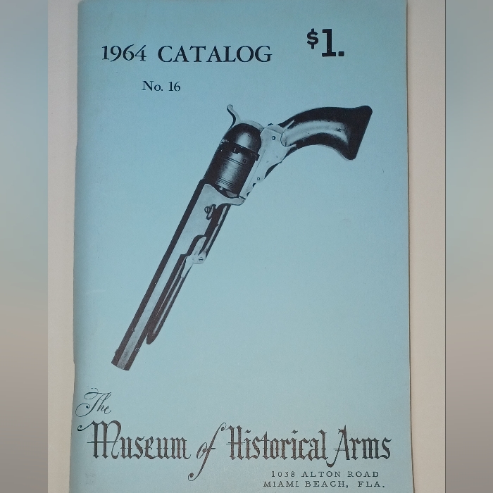 1964 Museum Of Historical Arms Catalog  Light Blue Cover